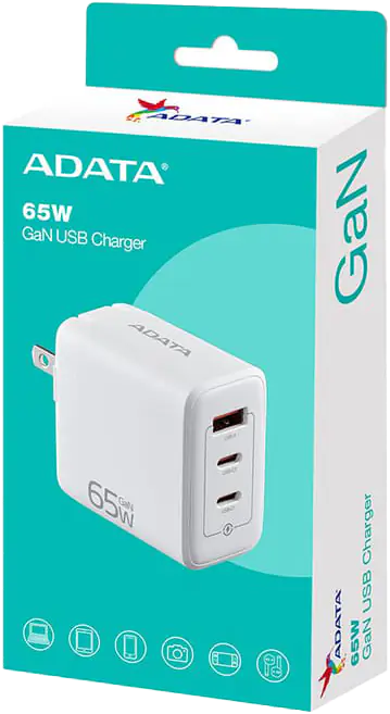 威剛 ADATA 65W GaN充電器